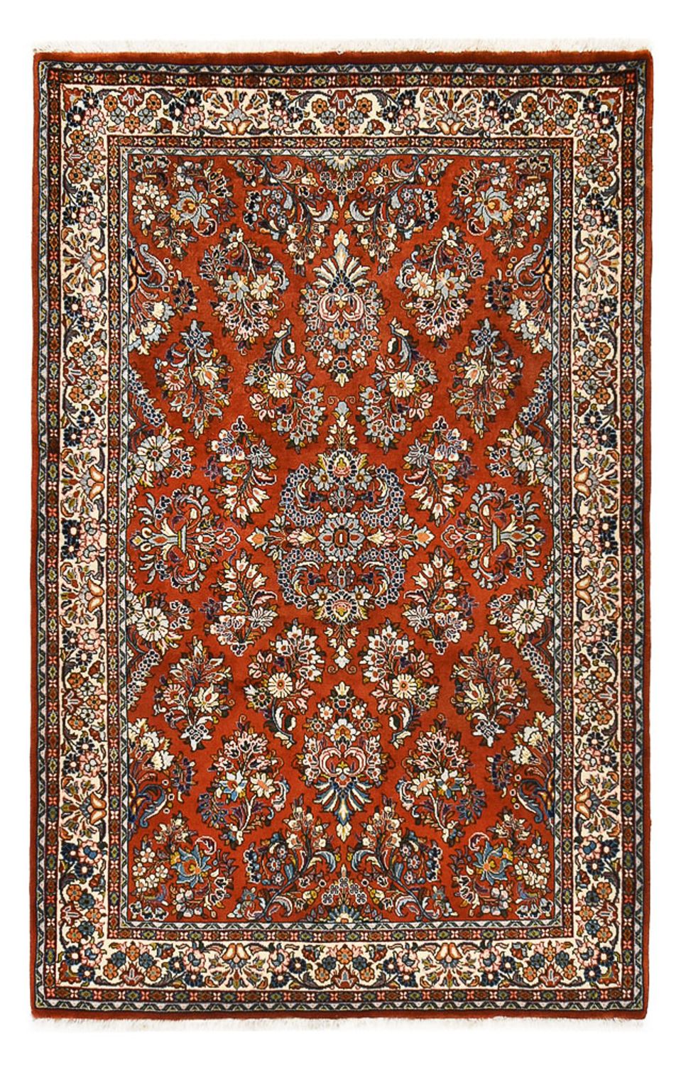 Tapis persan - Classique - 207 x 130 cm - rouge