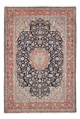 Tapis persan - Royal - 300 x 198 cm - bleu foncé