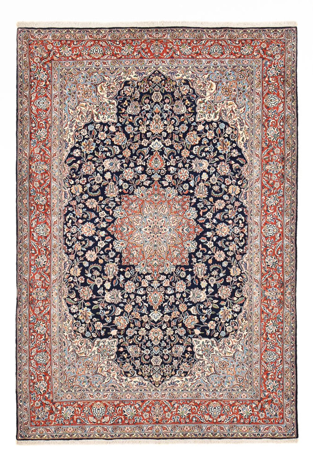 Tapis persan - Royal - 300 x 198 cm - bleu foncé