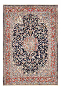 Tapis persan - Royal - 300 x 198 cm - bleu foncé