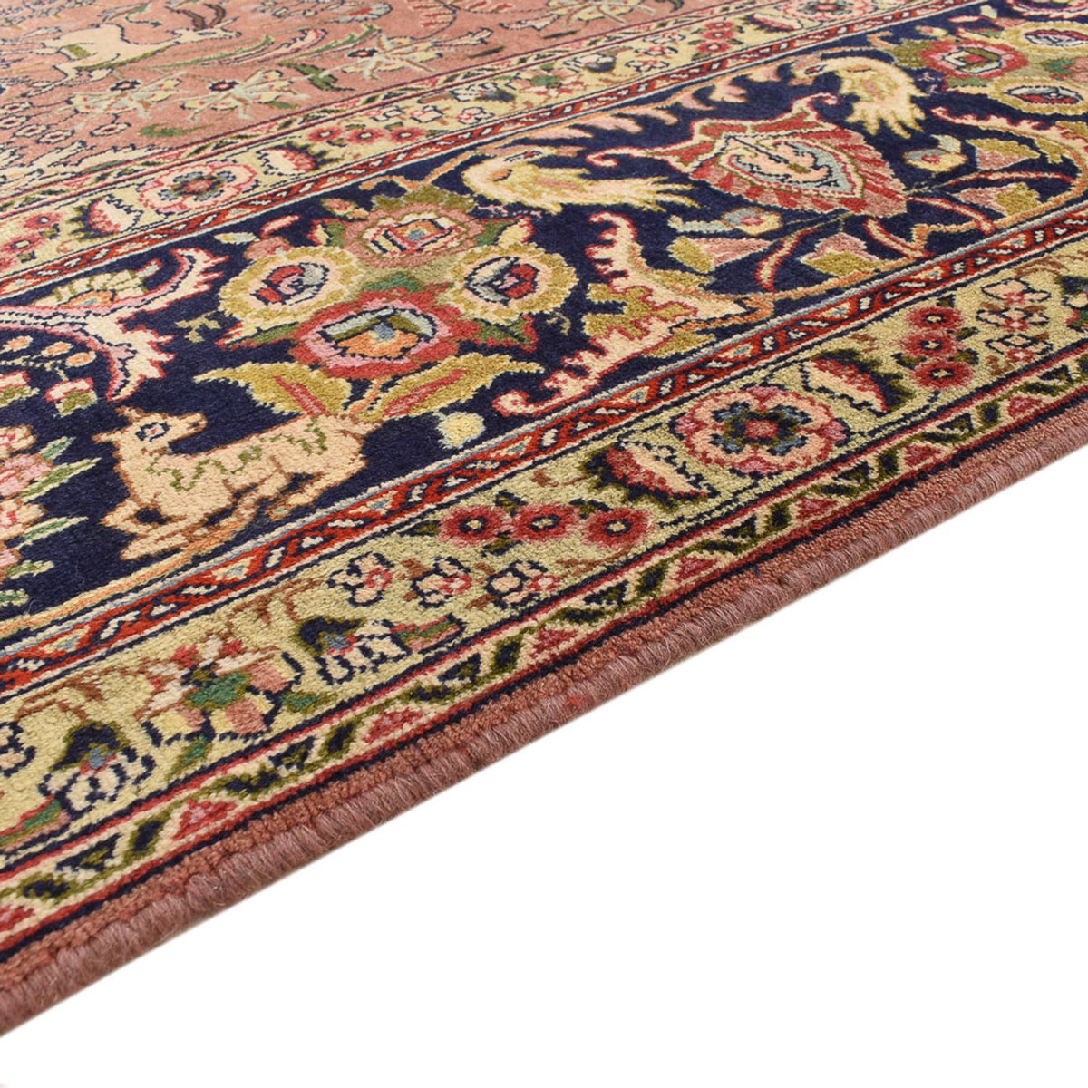 Tapis persan - Tabriz - Royal - 350 x 254 cm - saumon