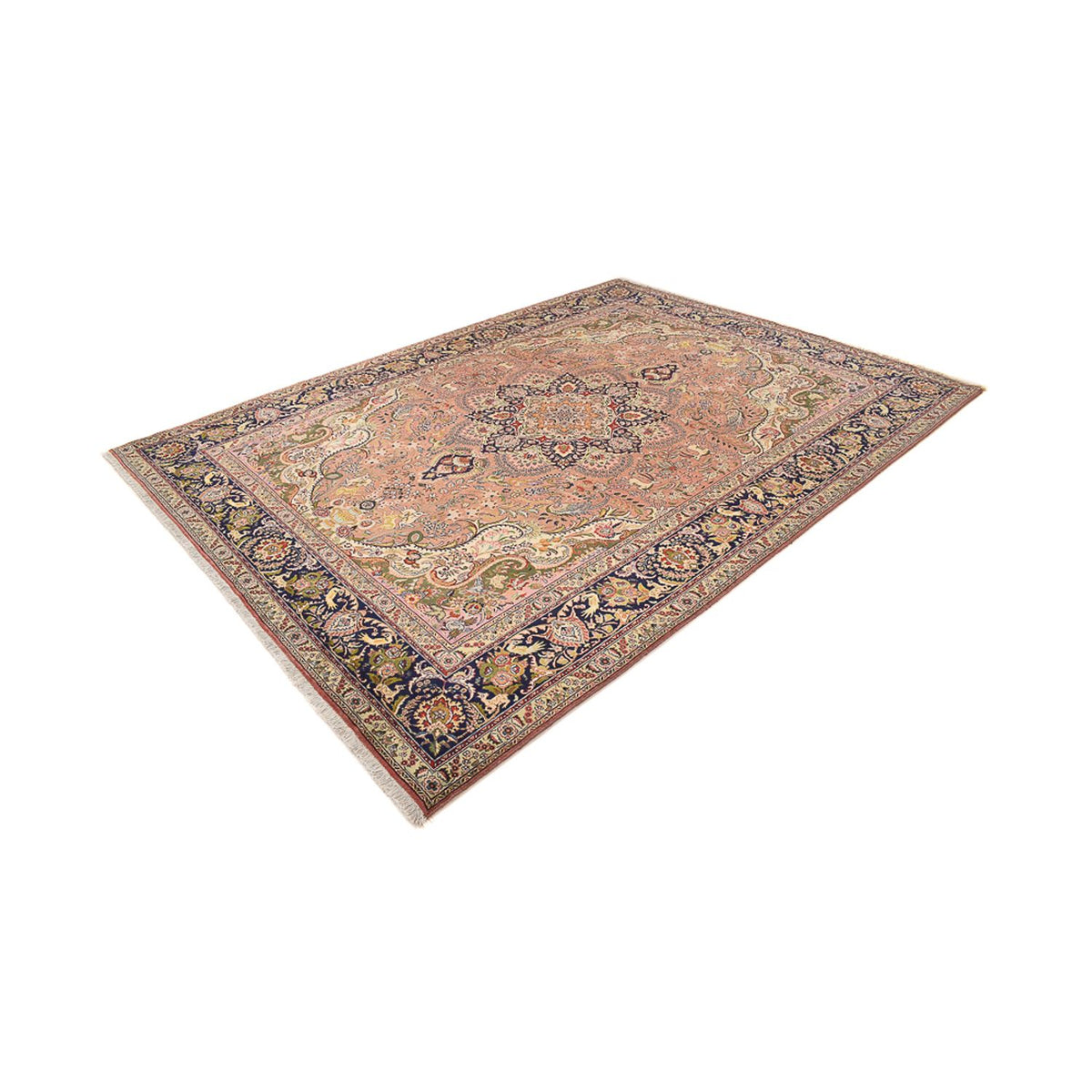 Tapis persan - Tabriz - Royal - 350 x 254 cm - saumon