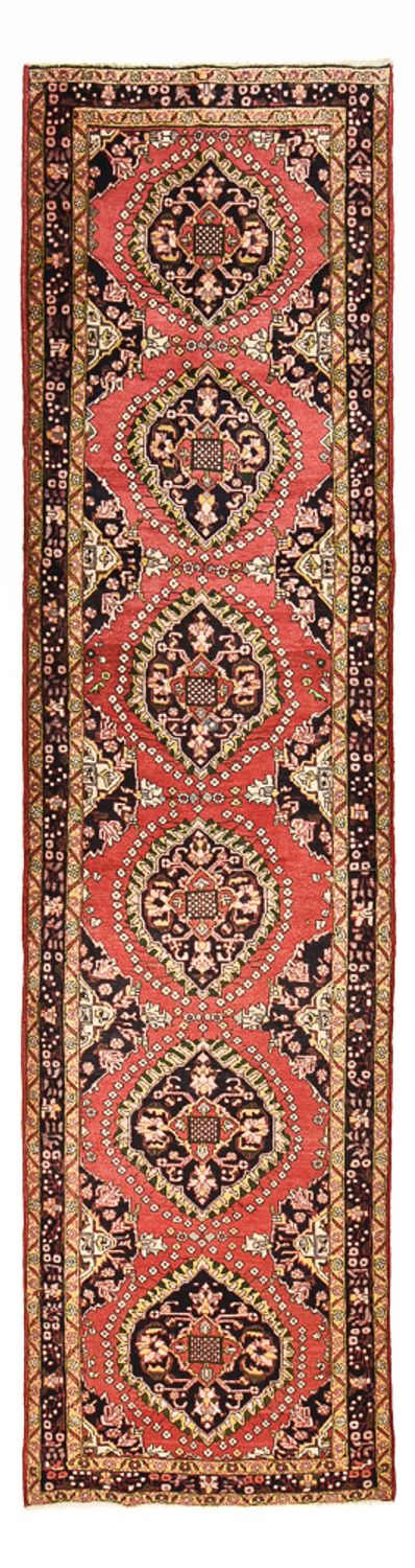 Tapis de couloir Tapis persan - Nomadic - 442 x 118 cm - rouge clair