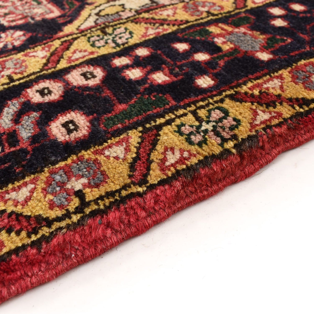 Tapis de couloir Tapis persan - Nomadic - 442 x 118 cm - rouge clair