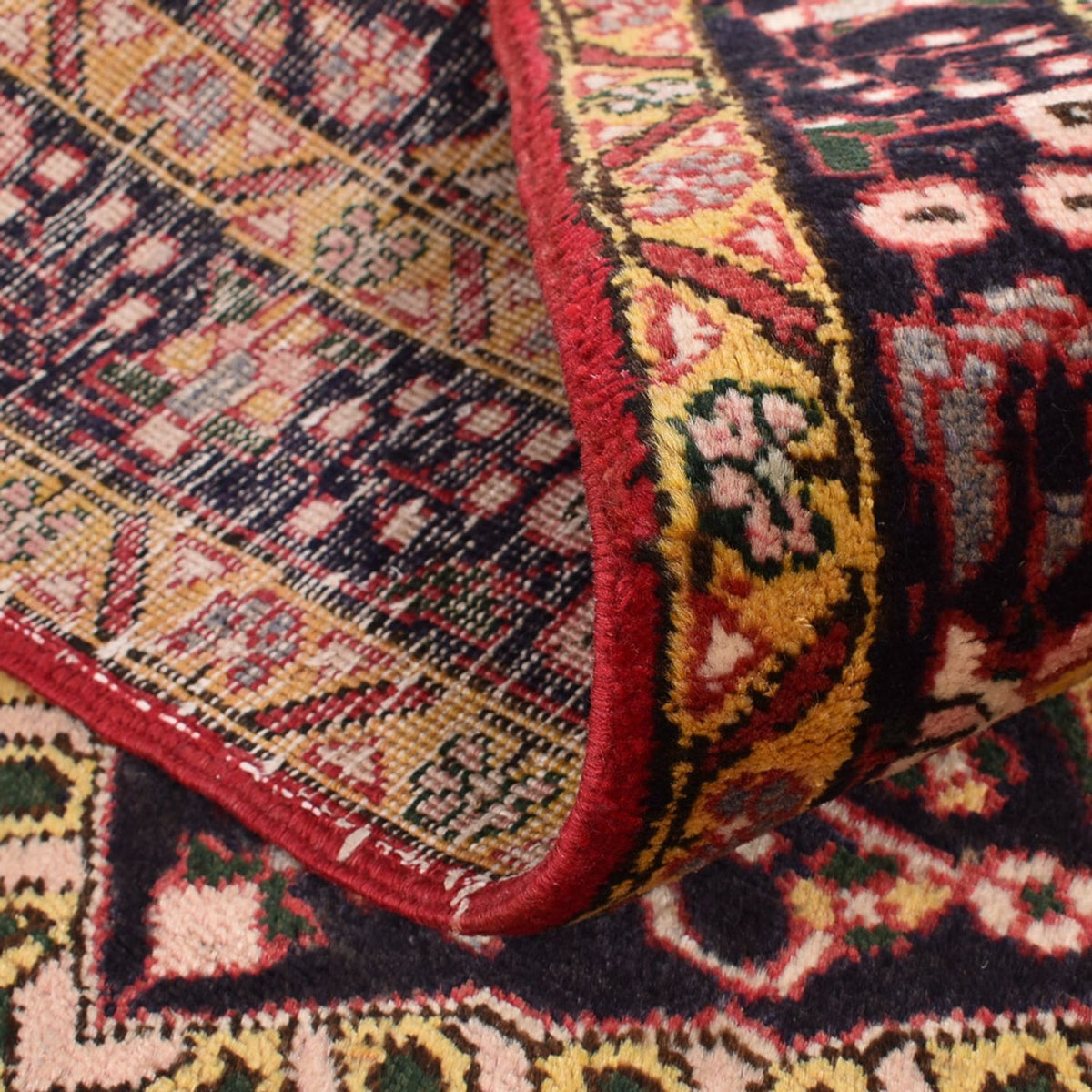 Tapis de couloir Tapis persan - Nomadic - 442 x 118 cm - rouge clair