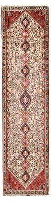 Tapis de couloir Tapis persan - Nomadic - 390 x 97 cm - beige