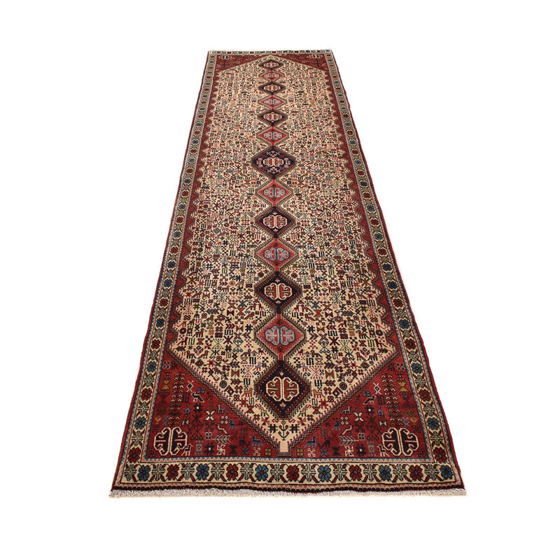 Tapis de couloir Tapis persan - Nomadic - 390 x 97 cm - beige