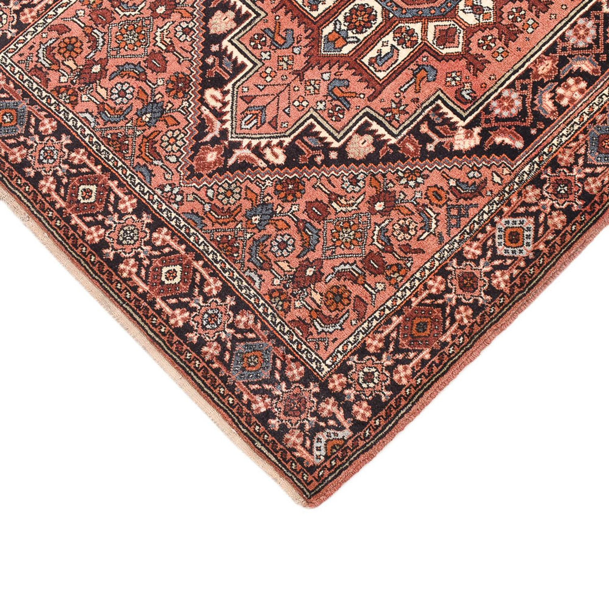 Tapis persan - Nomadic - 115 x 76 cm - rouge clair