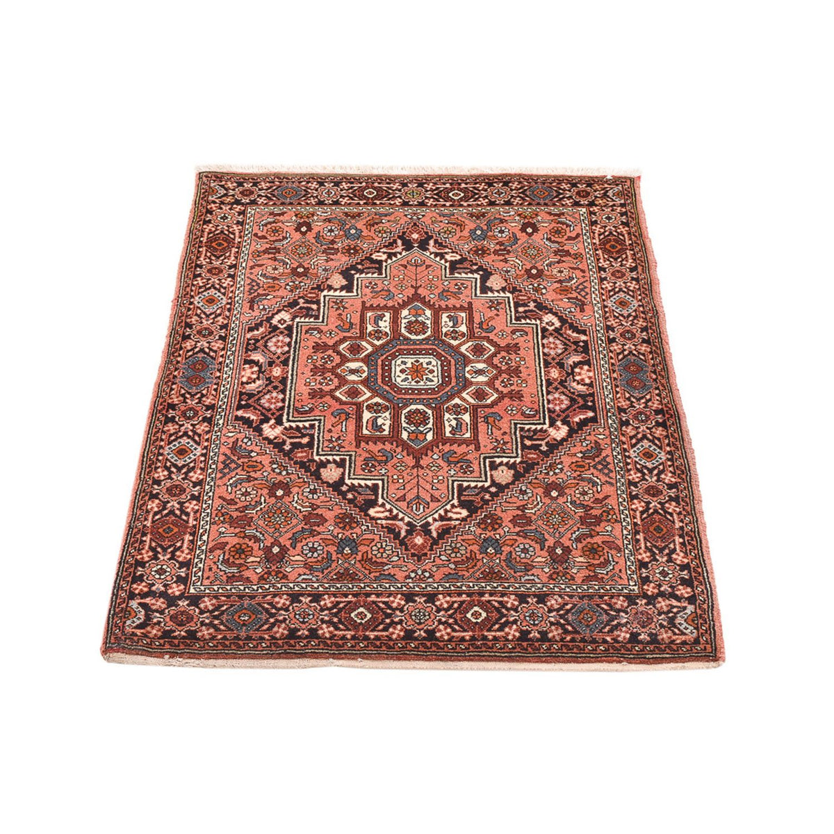 Tapis persan - Nomadic - 115 x 76 cm - rouge clair