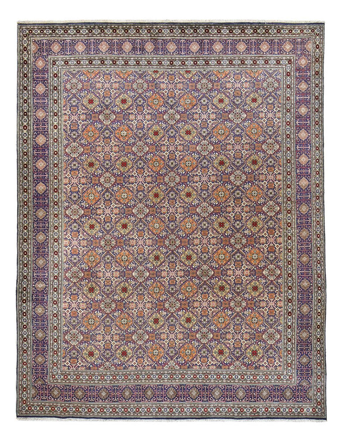 Tapis persan - Tabriz - Royal - 400 x 312 cm - marron clair
