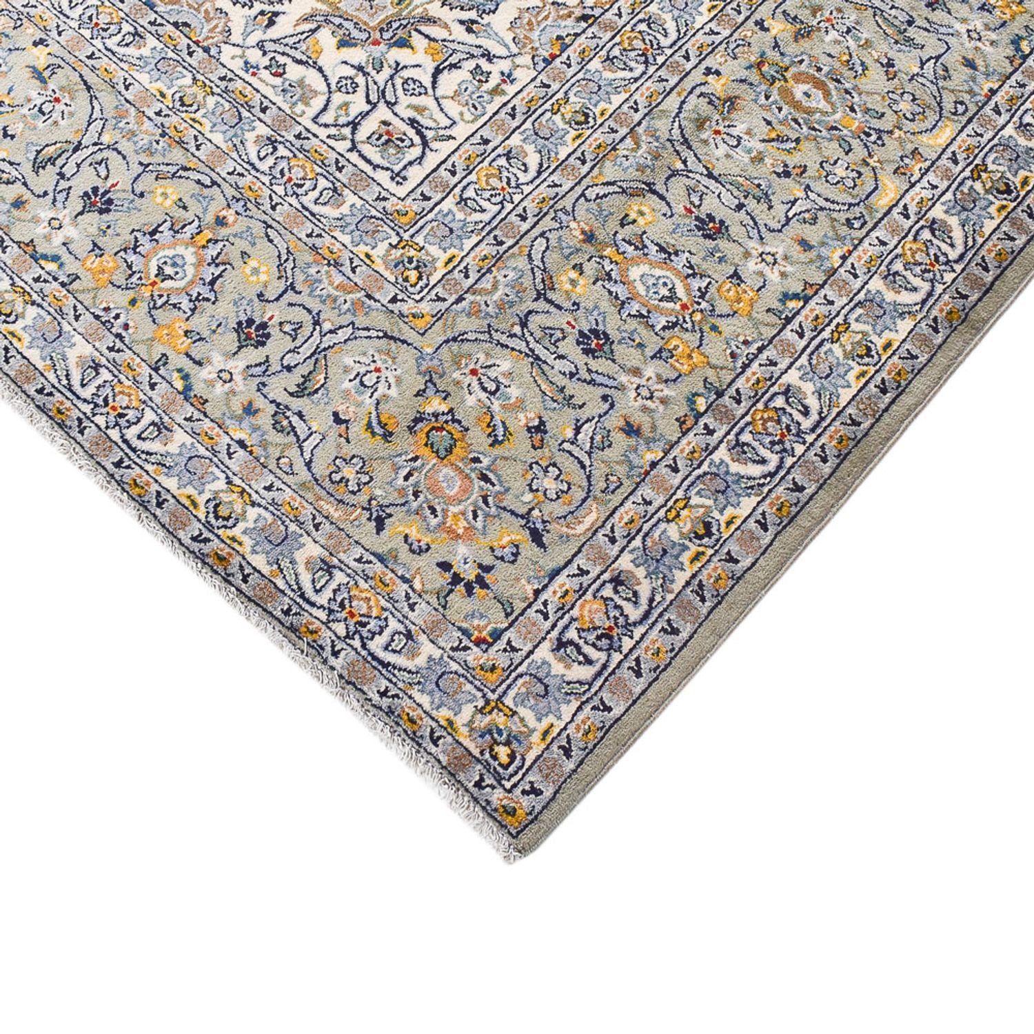 Tapis persan - Keshan - Royal - 350 x 285 cm - gris