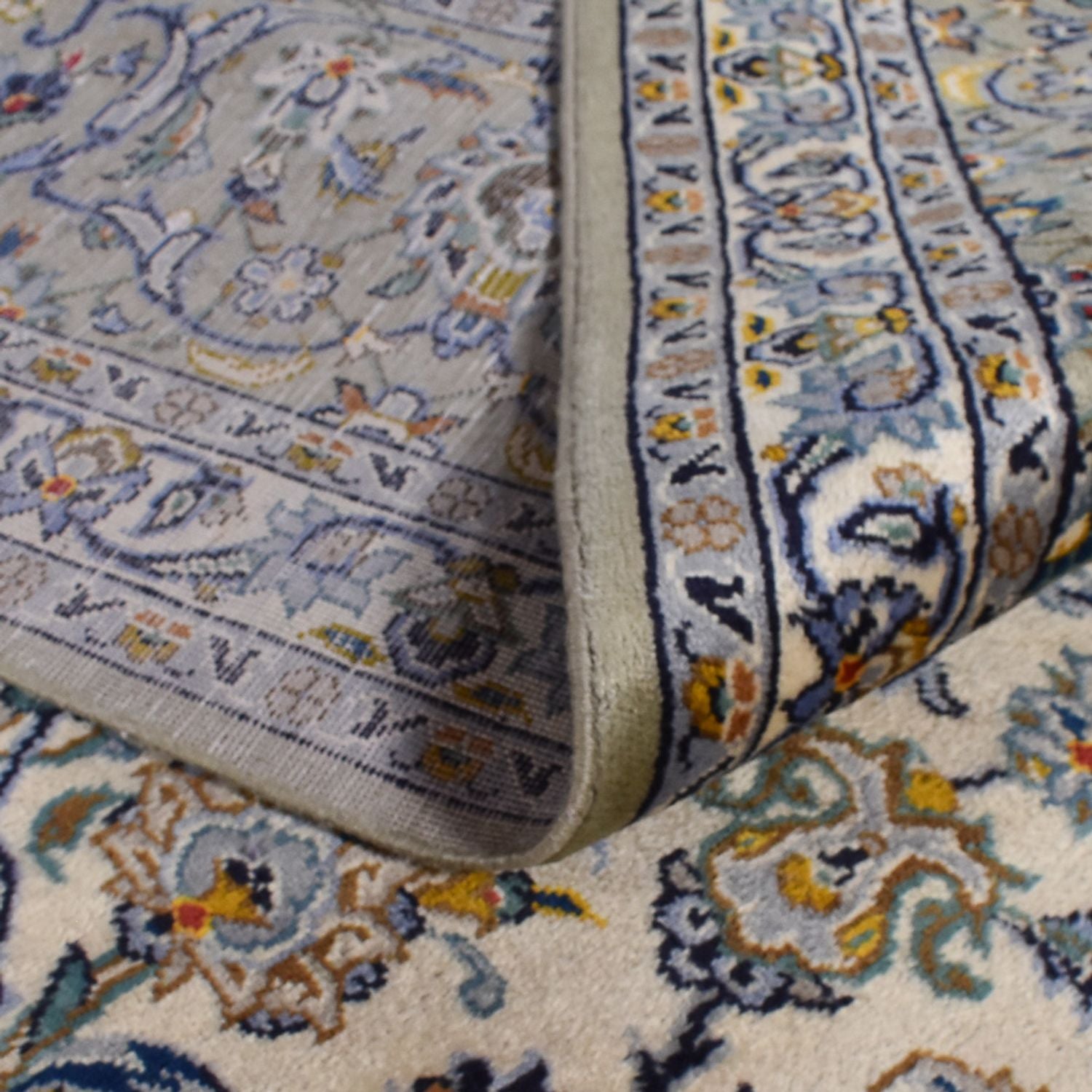 Tapis persan - Keshan - Royal - 350 x 285 cm - gris