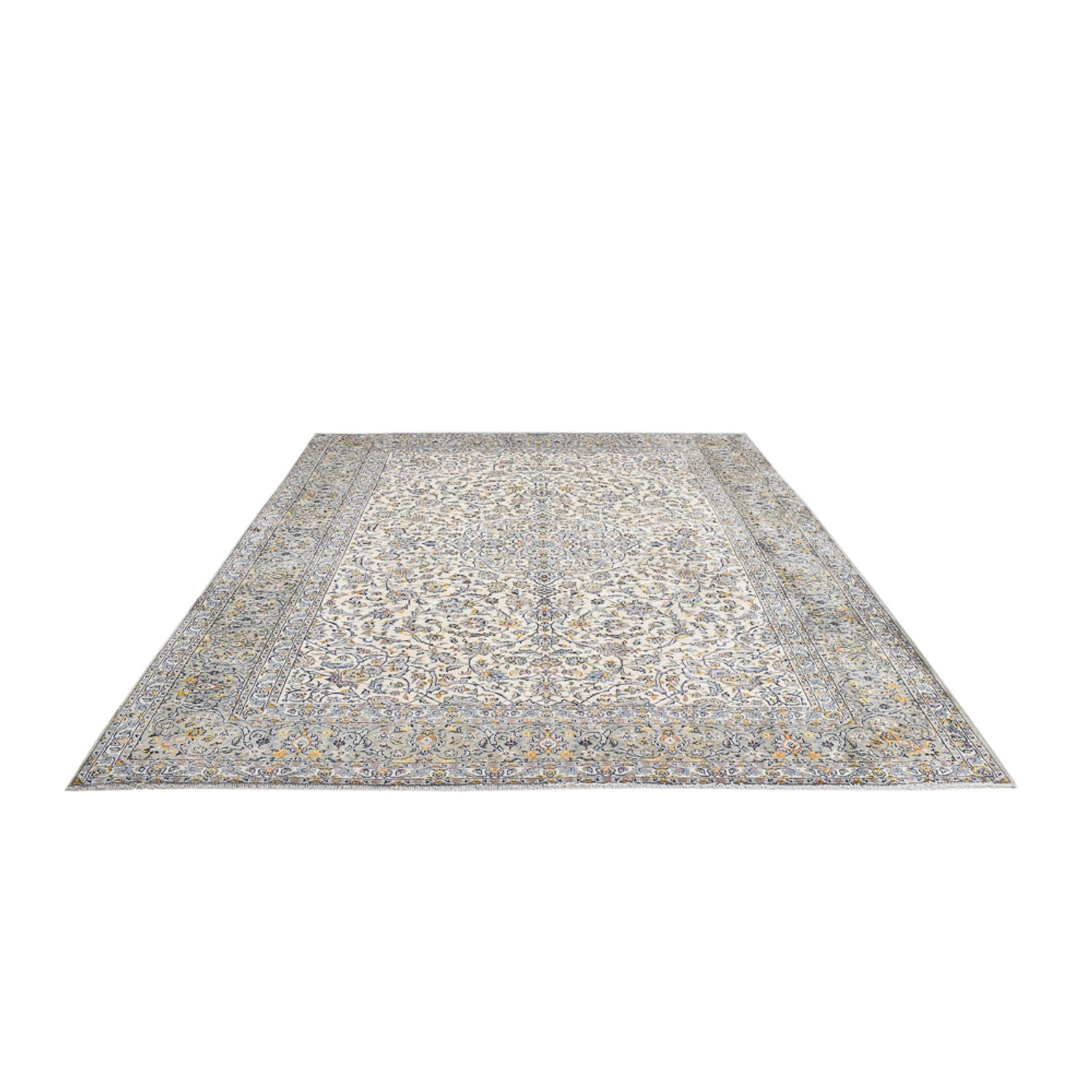 Tapis persan - Keshan - Royal - 350 x 285 cm - gris