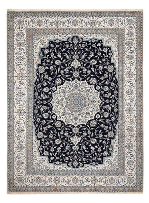 Tapis persan - Nain - 403 x 300 cm - bleu foncé