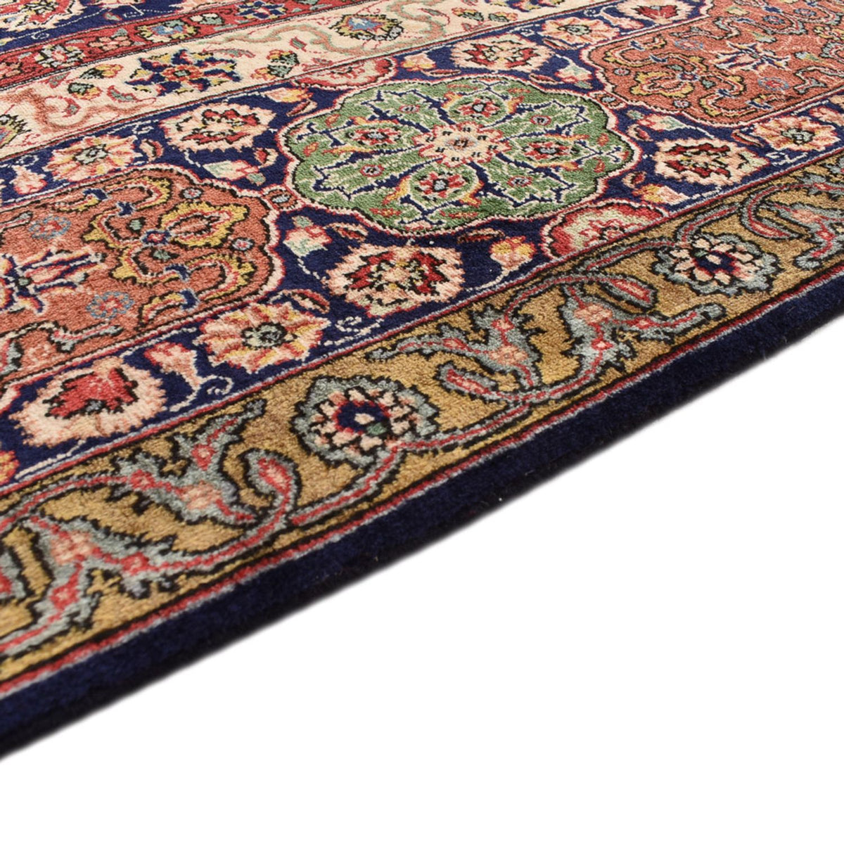 Tapis persan - Tabriz - Royal - 410 x 300 cm - bleu foncé
