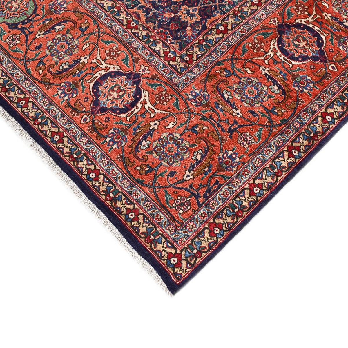 Tapis persan - Tabriz - Royal - 373 x 278 cm - rouge bordeaux