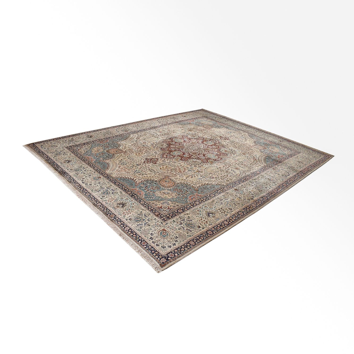 Tapis persan - Tabriz - Royal - 389 x 306 cm - sable