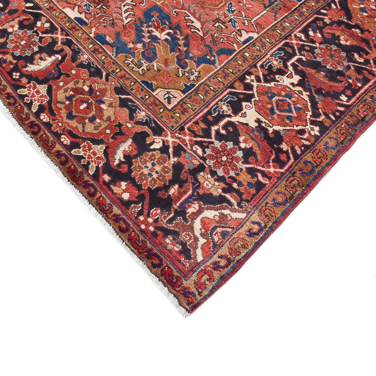 Tapis persan - Nomadic - 406 x 300 cm - rouge clair