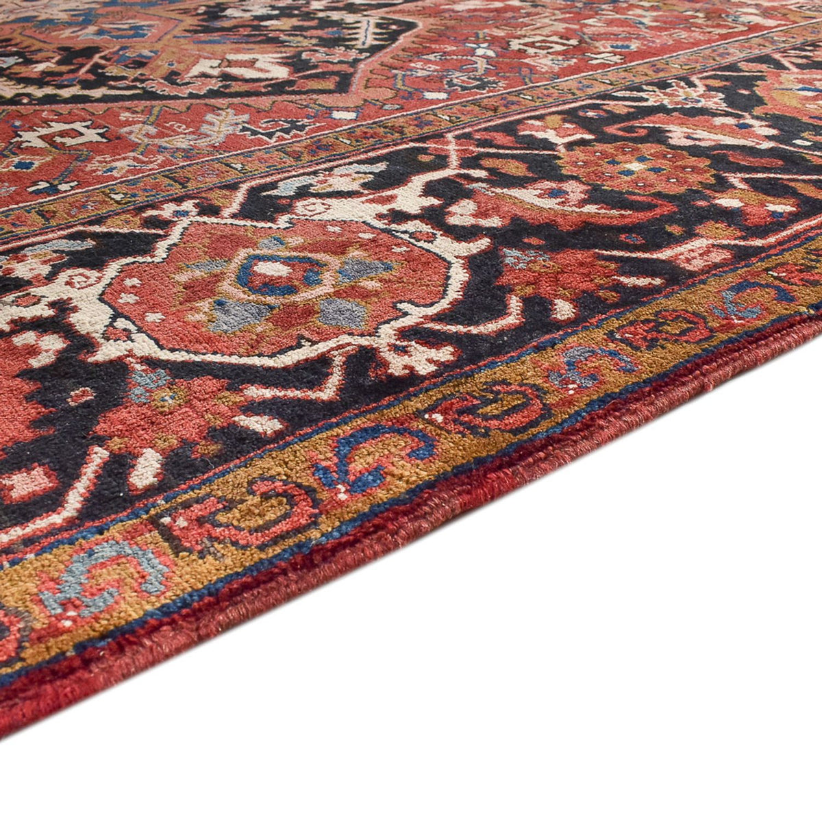 Tapis persan - Nomadic - 406 x 300 cm - rouge clair