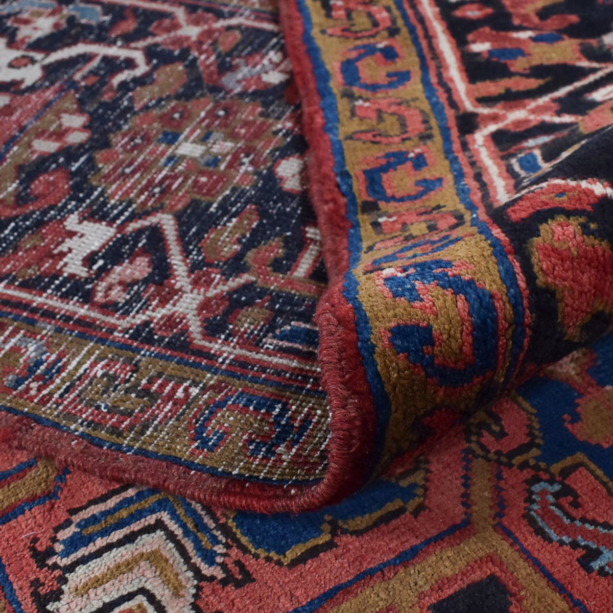 Tapis persan - Nomadic - 406 x 300 cm - rouge clair