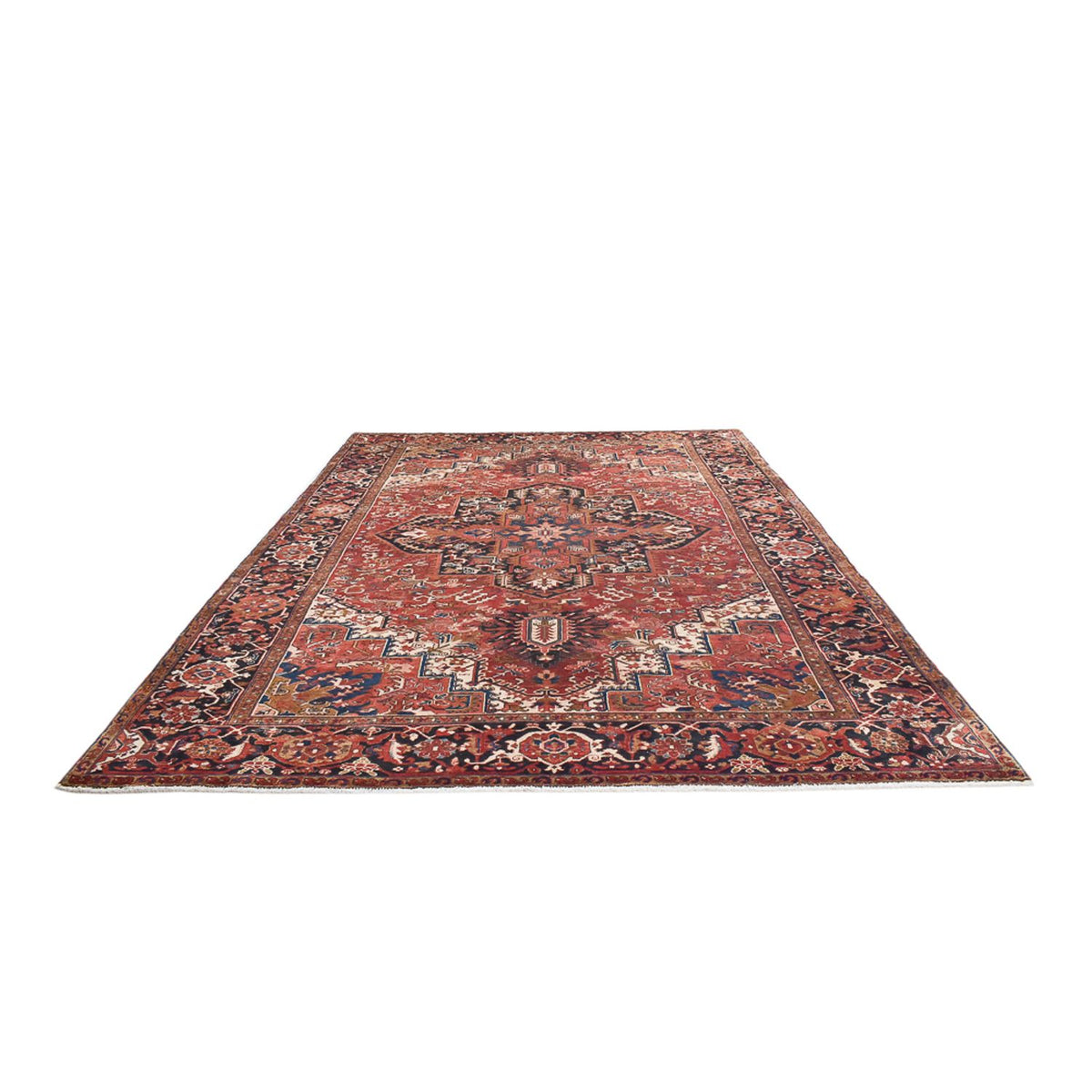 Tapis persan - Nomadic - 406 x 300 cm - rouge clair