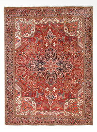 Tapis persan - Nomadic - 386 x 282 cm - rouge