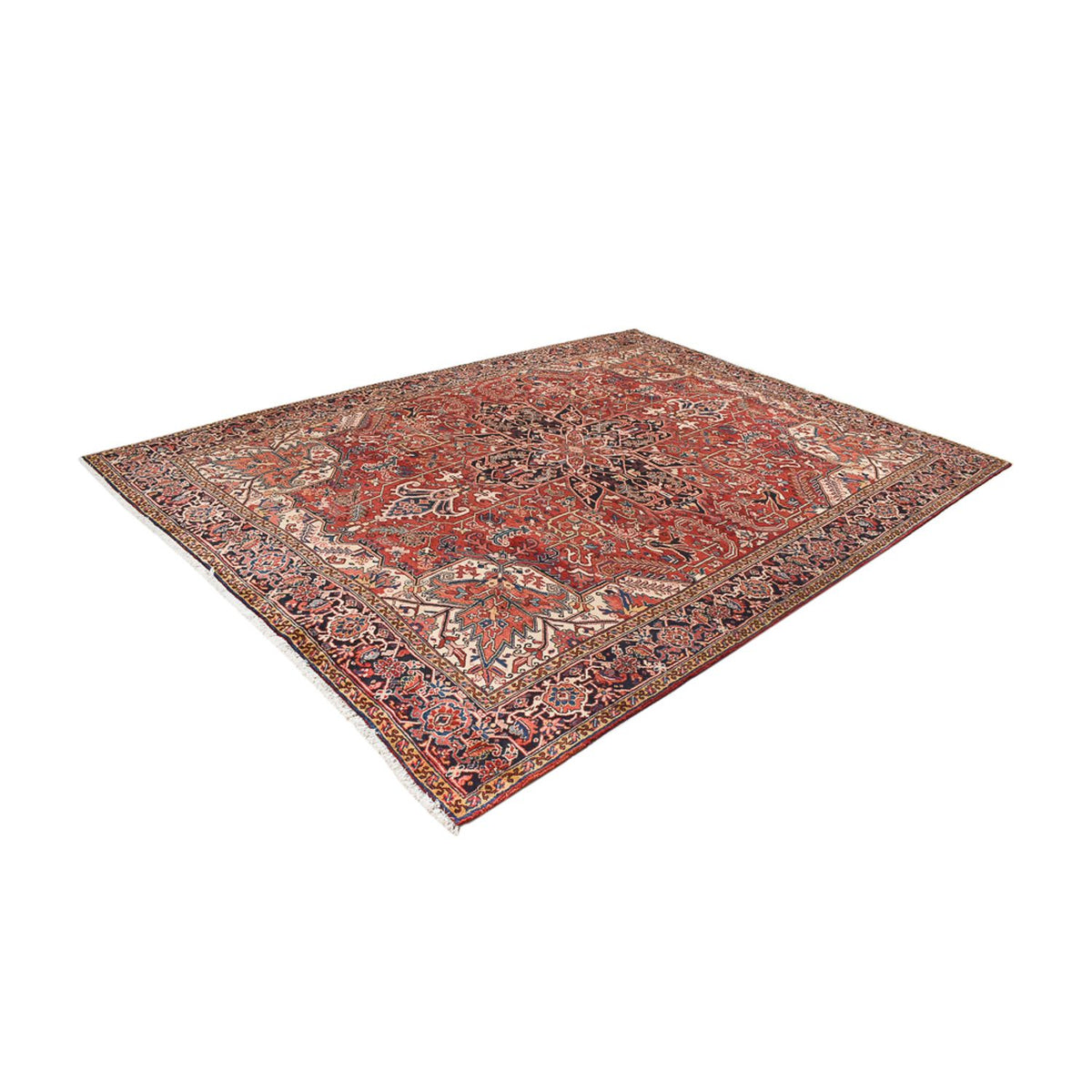 Tapis persan - Nomadic - 386 x 282 cm - rouge
