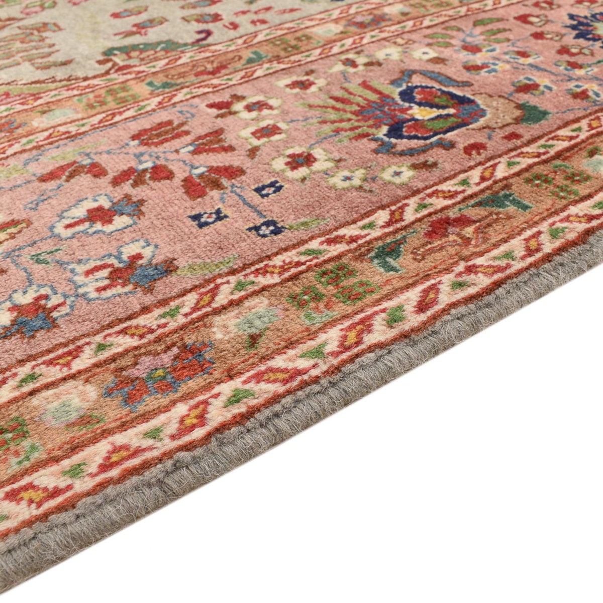 Tapis persan - Tabriz - Royal - 295 x 192 cm - saumon
