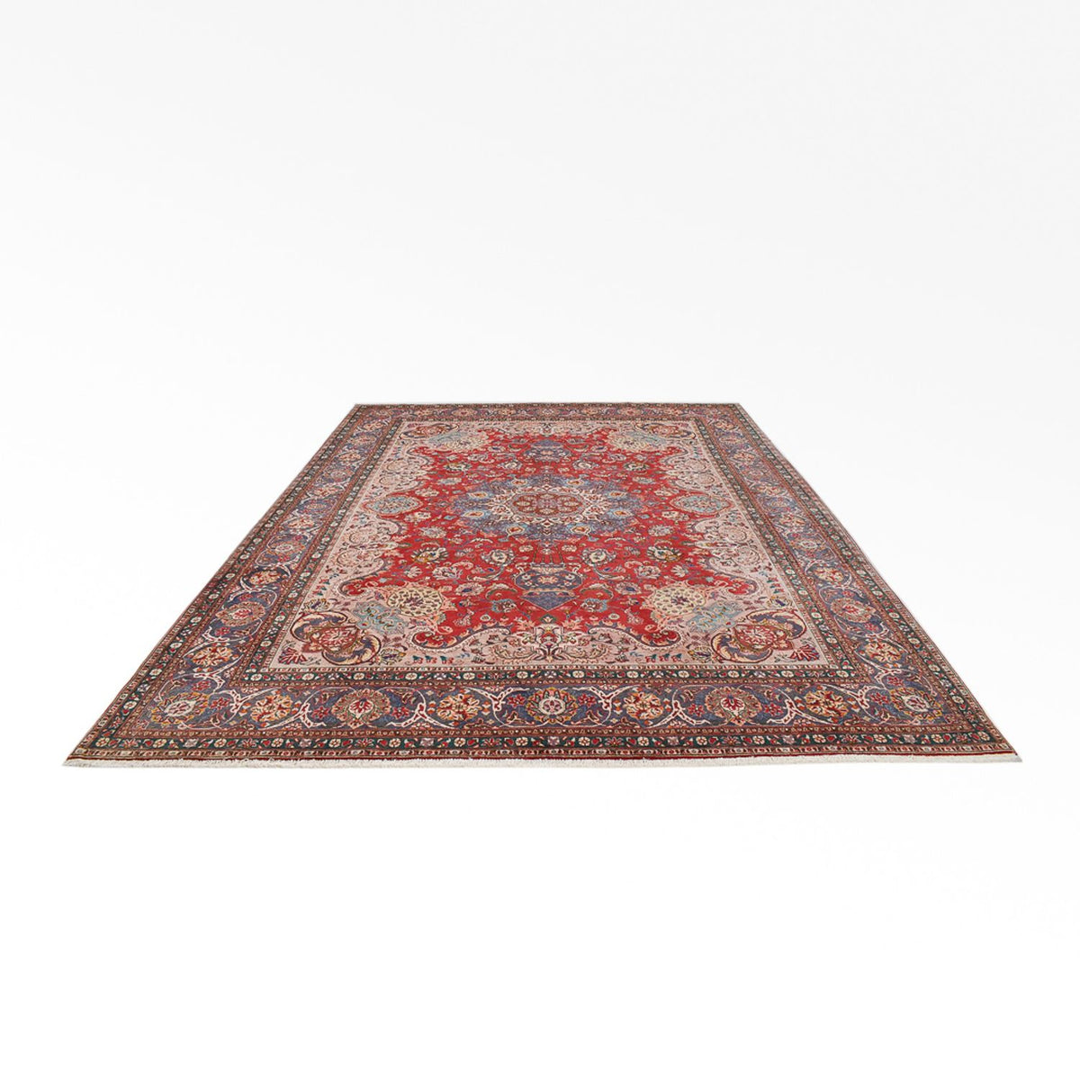 Tapis persan - Tabriz - Royal - 408 x 300 cm - rouge