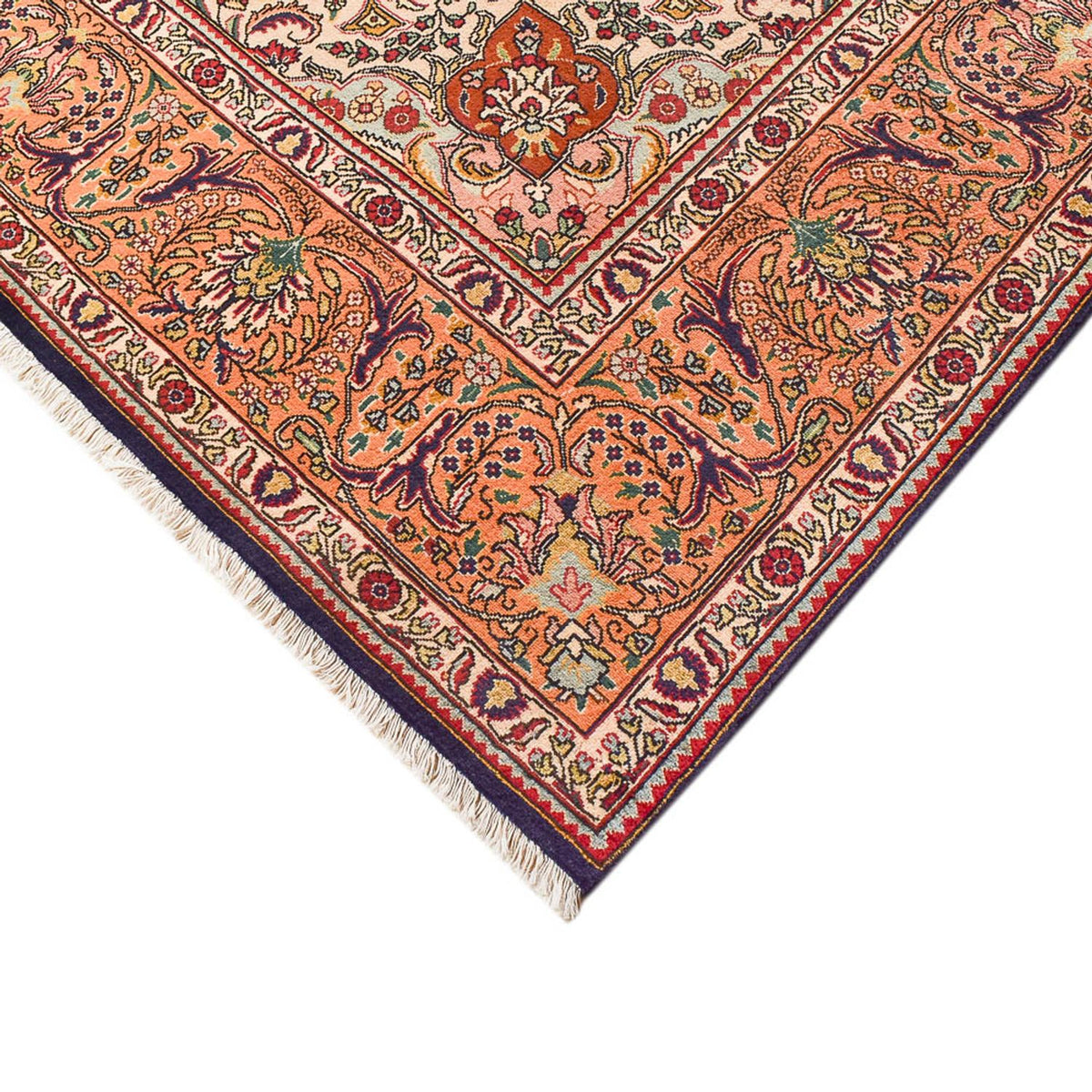 Tapis persan - Tabriz - Royal - 405 x 295 cm - beige