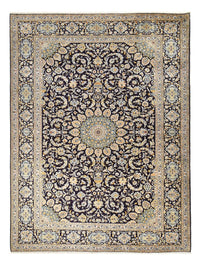 Tapis persan - Classique - 390 x 293 cm - bleu foncé