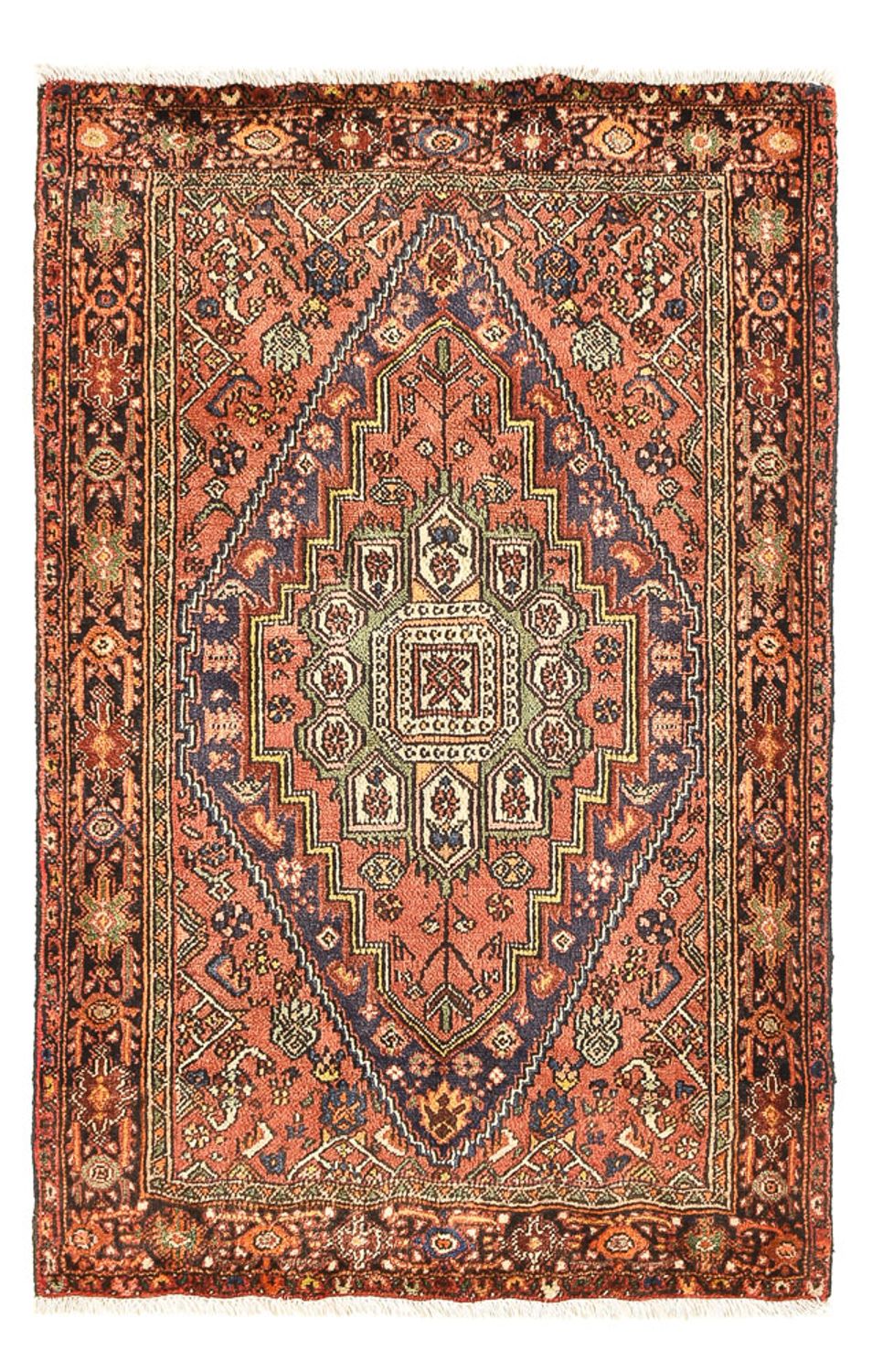 Tapis persan - Nomadic - 120 x 80 cm - rouge clair