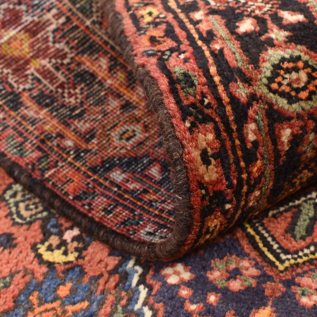 Tapis persan - Nomadic - 120 x 80 cm - rouge clair