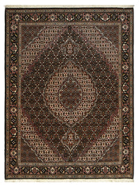 Tapis persan - Tabriz - Royal - 200 x 153 cm - marron foncé