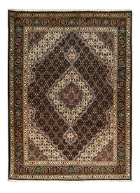 Tapis persan - Tabriz - Royal - 210 x 152 cm - marron foncé