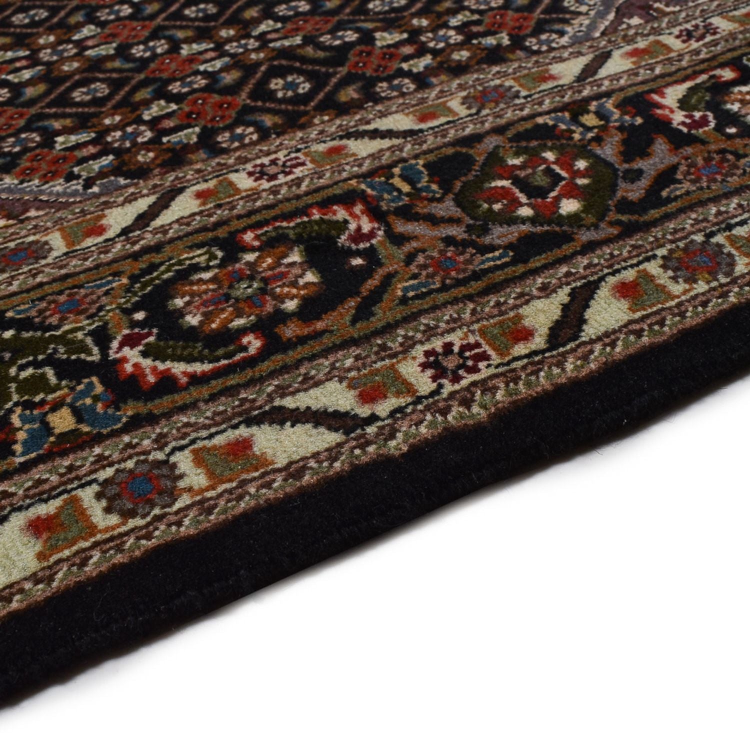 Tapis persan - Tabriz - Royal - 210 x 152 cm - marron foncé