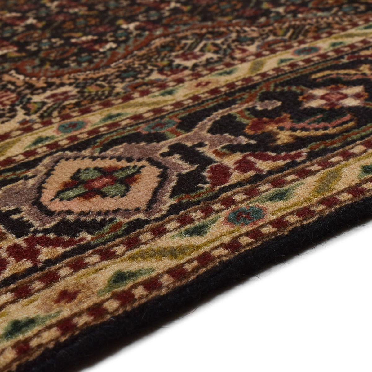 Tapis persan - Tabriz - Royal - 203 x 148 cm - marron foncé
