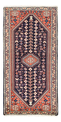 Tapis persan - Nomadic - 123 x 62 cm - rouge bordeaux