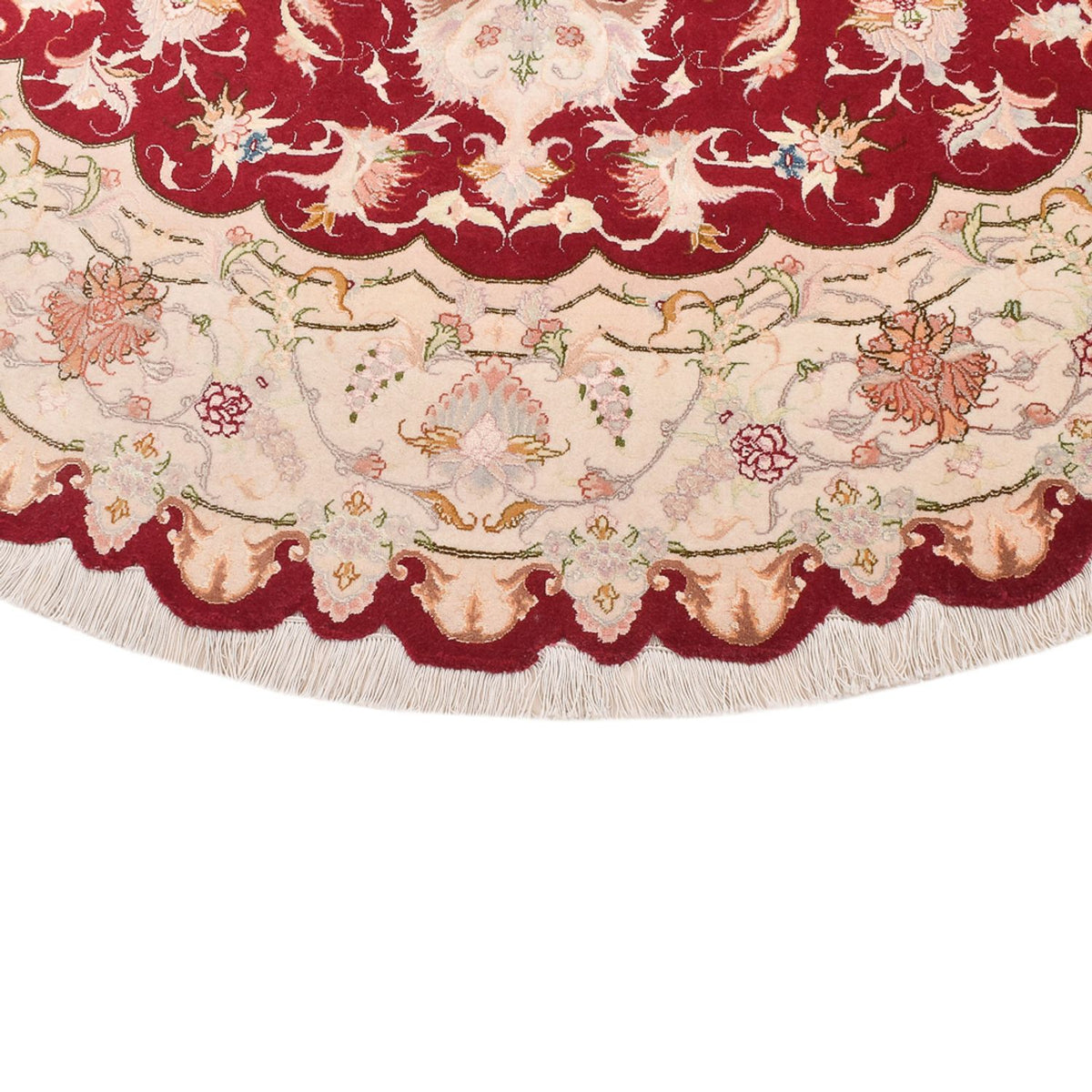 Tapis persan - Tabriz - Royal ronde  - 200 x 200 cm - multicolore