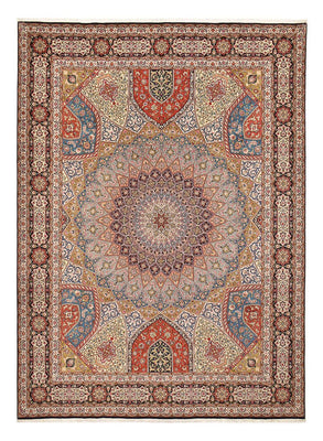 Tapis persan - Tabriz - Royal - 402 x 302 cm - beige clair