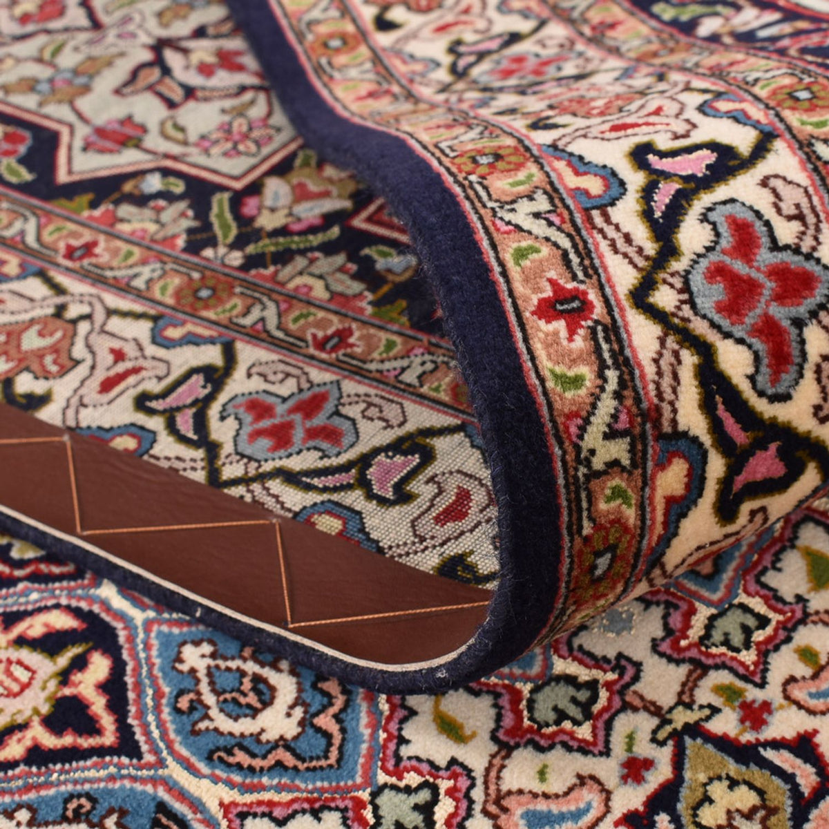 Tapis persan - Tabriz - Royal - 402 x 302 cm - beige clair