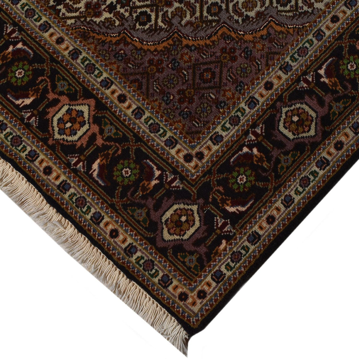 Tapis persan - Tabriz - Royal - 204 x 152 cm - marron foncé