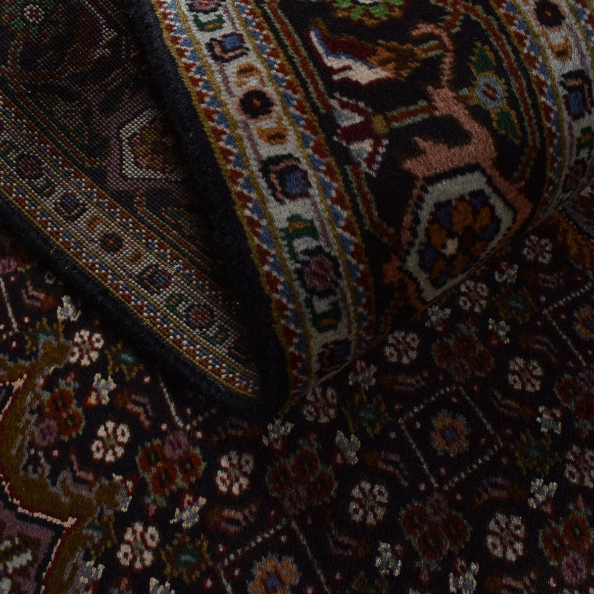 Tapis persan - Tabriz - Royal - 204 x 152 cm - marron foncé