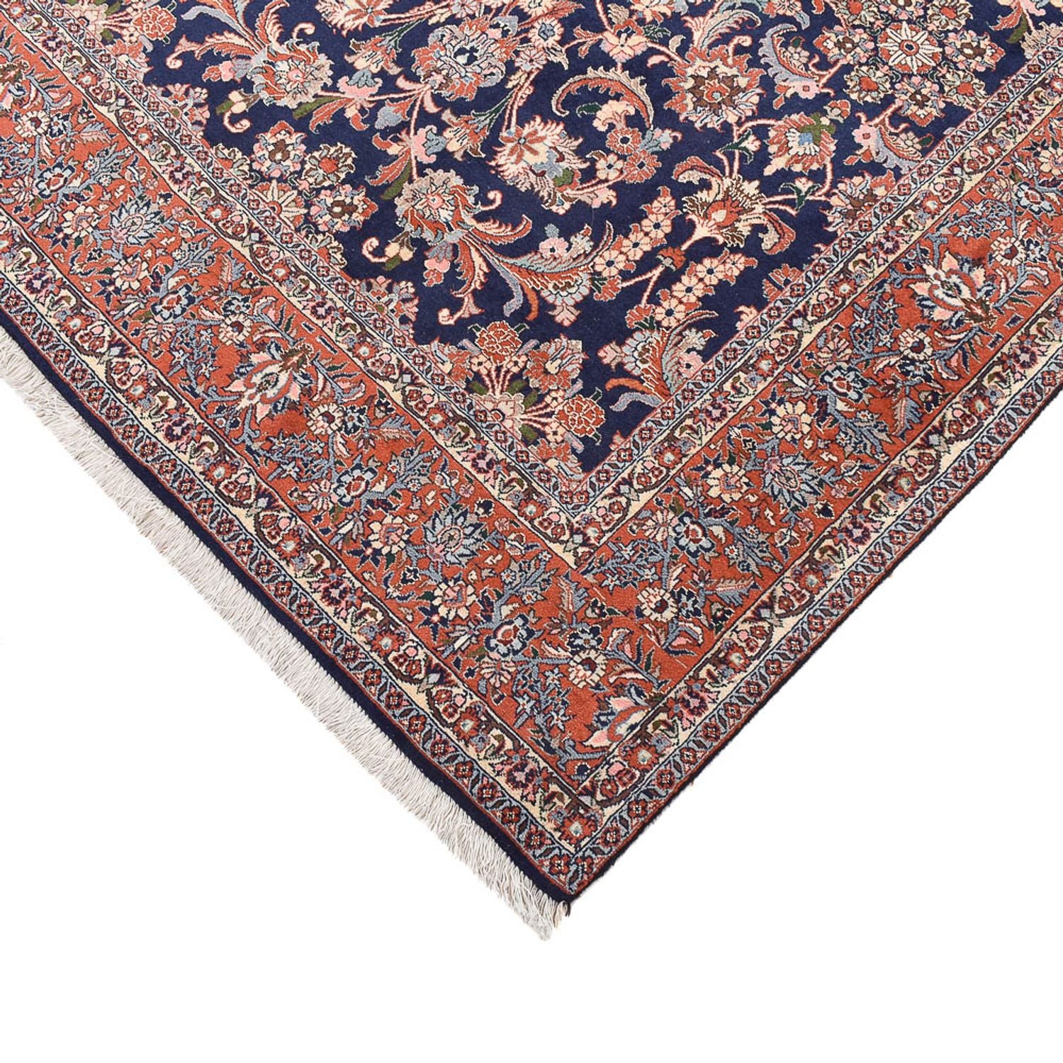 Tapis persan - Bidjar - 295 x 206 cm - bleu foncé