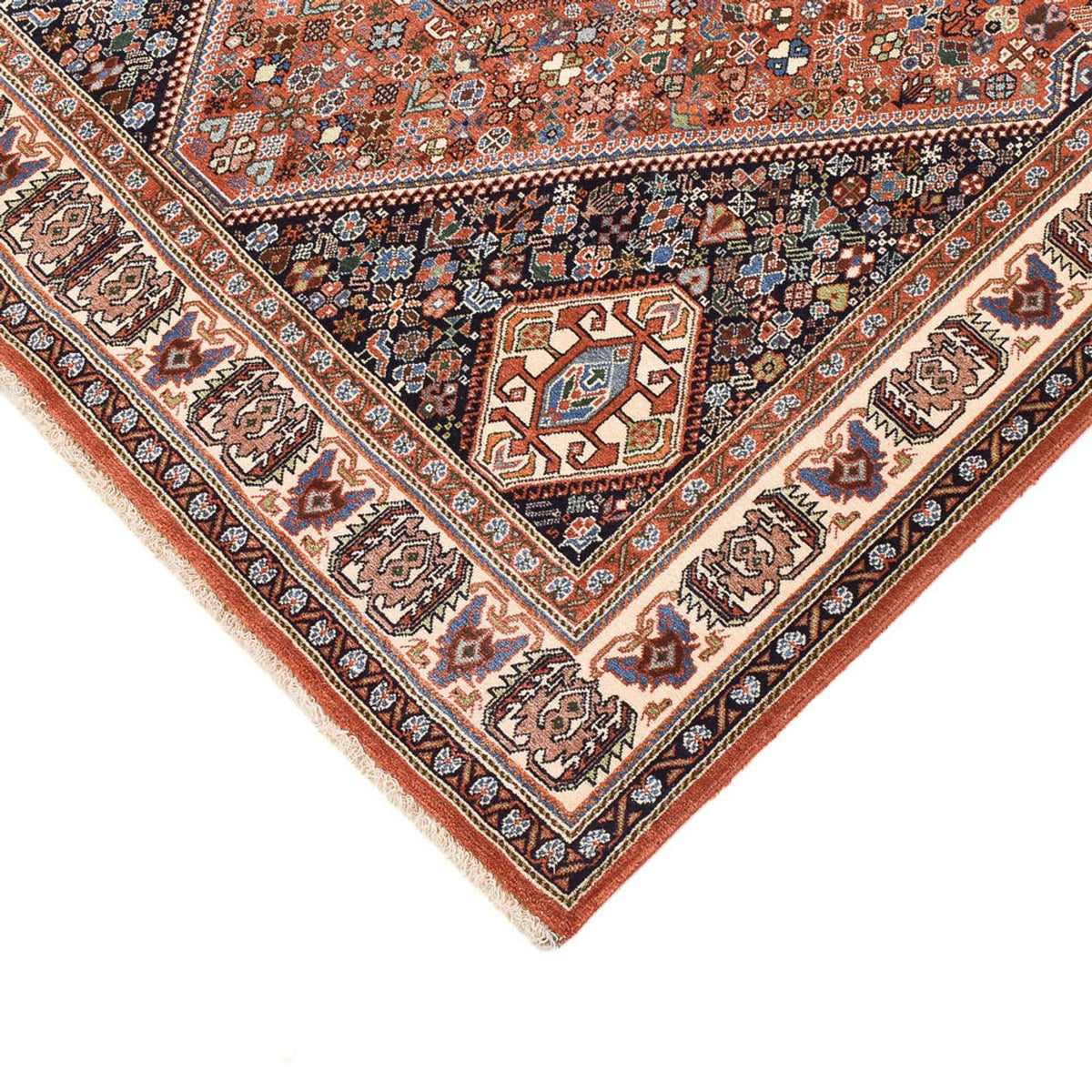 Tapis Gabbeh - Persan Kashkuli - 212 x 139 cm - rouille