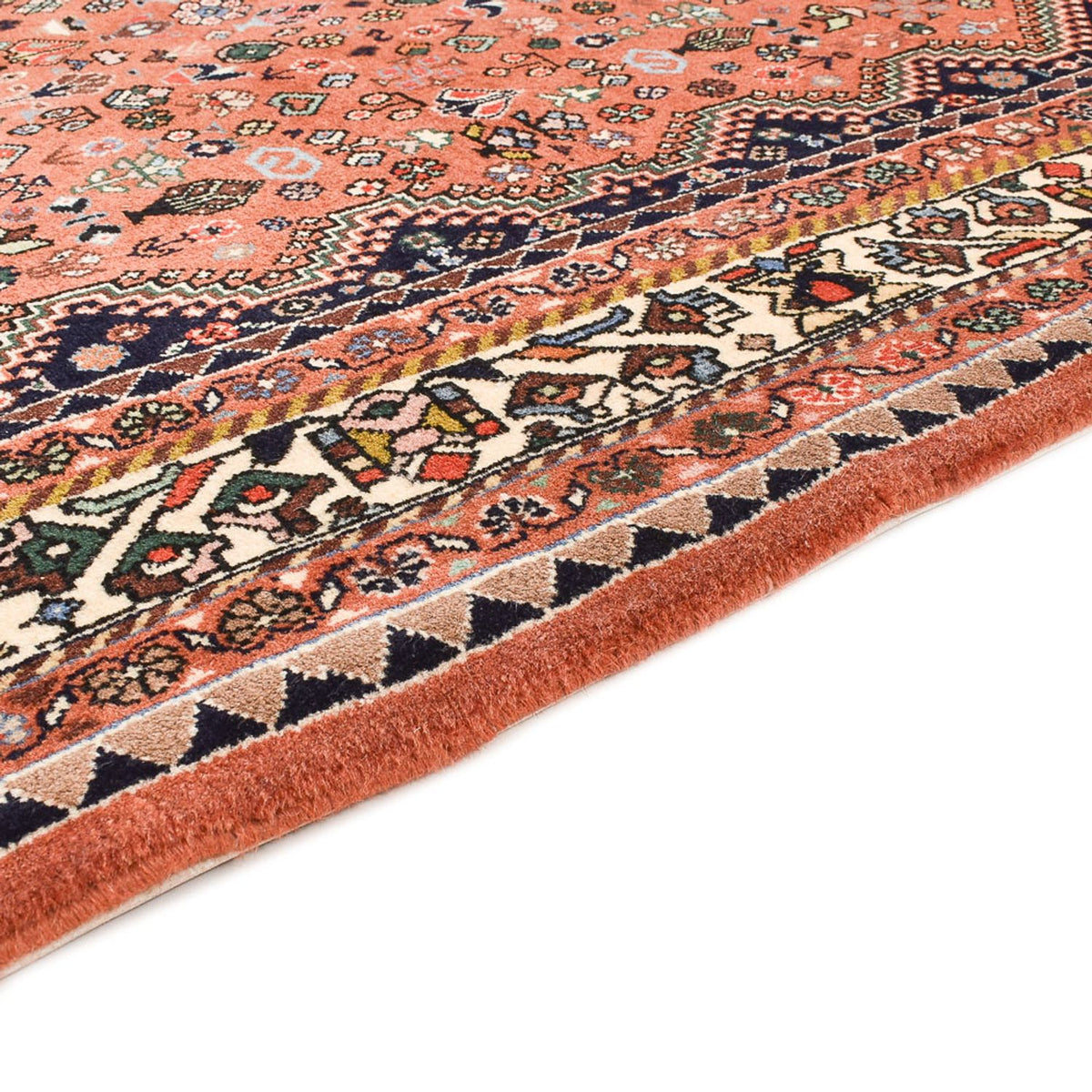Tapis Gabbeh - Persan Kashkuli - 218 x 159 cm - rouge clair