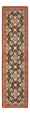 Tapis de couloir Tapis persan - Ghom - Royal - 201 x 52 cm - beige foncé