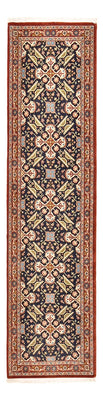 Tapis de couloir Tapis persan - Ghom - Royal - 202 x 52 cm - beige foncé