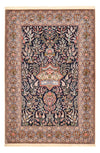 Tapis d'Isfahan Tapis 159x238cm - Tapis persan - Rectangle / Bleu foncé / 159 x 238 cm Rectangle