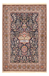 Tapis persan - Isfahan - Premium - 238 x 159 cm - bleu foncé